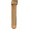 Ekena Millwork Traditional Arts and Crafts Rough Sawn Bracket w/ Offset Brace, Western Red Cedar, 6"W x 32"D x 32"H BKT0604X32X32TRA03RWR - alternate 3